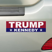 TRUMP KENNEDY AUTOAUFKLEBER (Auf Auto)