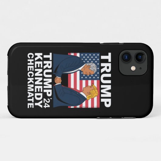 Trump Kennedy Checkmate 2024 Wahl Trump Kennedy Case-Mate iPhone Hülle (Rückseite (Horizontal))