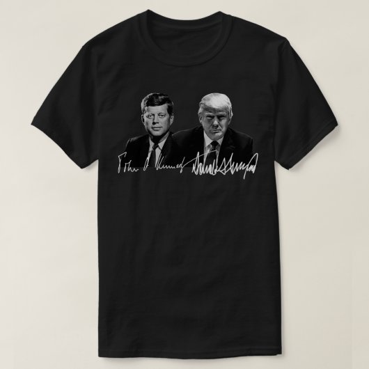 Trump Kennedy Donald Trump US-Präsidenten Untersch T-Shirt (Design vorne)