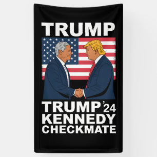 Trump Kennedy Schachmatt 2024 Wähle Trump Kennedy  Banner