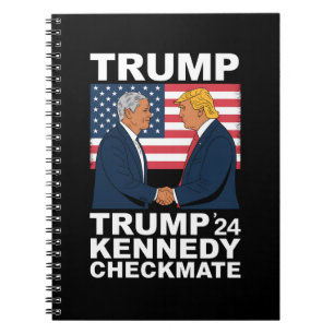 Trump Kennedy Schachmatt 2024 Wählen Sie Trump Ken Notizblock