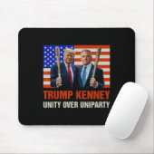 Trump Kennedy Unity over Uniparty 2024 Funny Elect Mousepad (Mit Mouse)