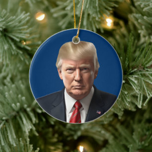Trump Keramik Ornament