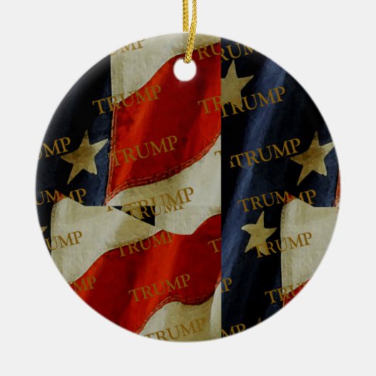 TRUMP KERAMIK ORNAMENT (Vorne)