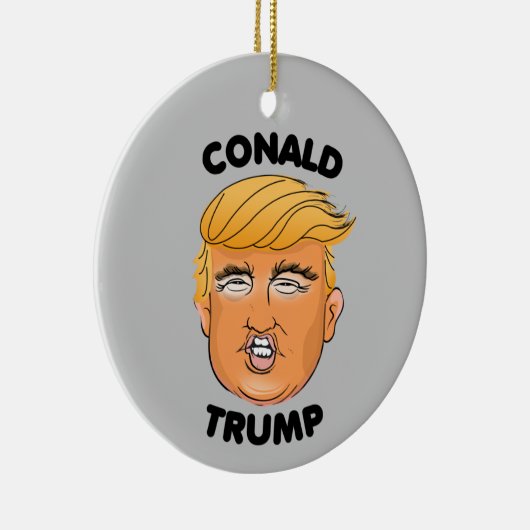 TRUMP KERAMIK ORNAMENT (Rechts)