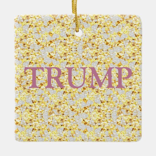 TRUMP KERAMIKORNAMENT (Vorderseite)