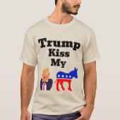 Trump Kiss Mein T - Shirt (Vorderseite)