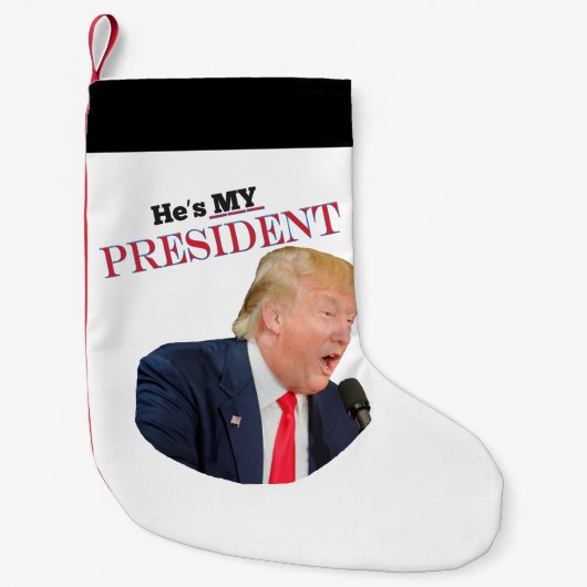 Trump Kleiner Weihnachtsstrumpf (Vorderseite)