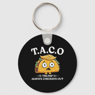 Trump kneift immer aus Taco Lustig Taco Trump Sh Schlüsselanhänger
