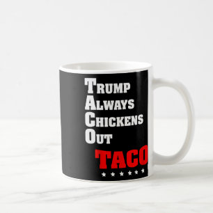Trump kneift immer beim Taco-Handel Lustiges Meme  Kaffeetasse