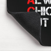 Trump kneift immer beim Taco-Handel Lustiges Meme  Mousepad (Ecke)