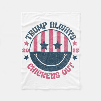 Trump kneift immer Funny American Taco Fleecedecke
