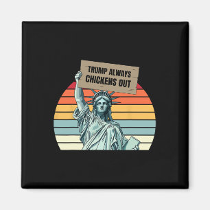 Trump kneift immer Funny Trump  Magnet