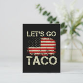 Trump kneift immer Let's Go Taco Ankündigung (Stehend Vorderseite)