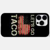 Trump kneift immer Let's Go Taco Case-Mate iPhone Hülle (Rückseite (Horizontal))