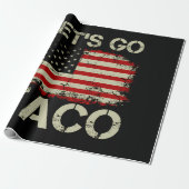 Trump kneift immer Let's Go Taco Geschenkpapier (Ungerollt)