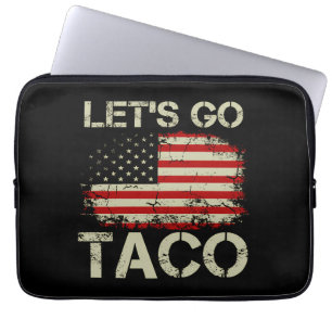 Trump kneift immer Let's Go Taco Laptopschutzhülle