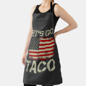 Trump kneift immer Let's Go Taco Schürze (InSitu)