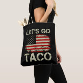 Trump kneift immer Let's Go Taco Tasche (Von Nahem)