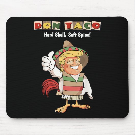 Trump kneift immer Meme Lass uns Taco gehen, nicht Mousepad (Vorne)