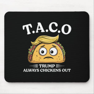 Trump kneift immer Taco Lustiger Taco Trump Sh Mousepad