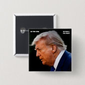 Trump-Knopf Button (Vorne & Hinten)