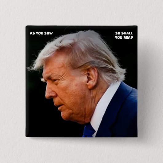 Trump-Knopf Button (Vorderseite)