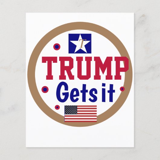 Trump kriegt es! (Rückseite)