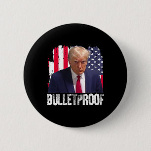 Trump kugelsicher Amerikanische Flagge Republikane Button