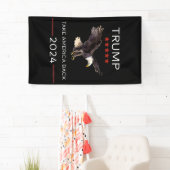 Trump Kundgebung Take America Back 2024 Vinyl-Bann Banner (Insitu)