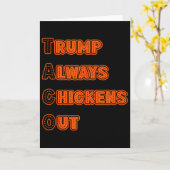 Trump kuscht immer Meme Karte (Gelbe Blume)
