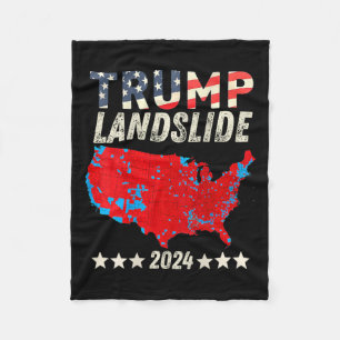 Trump Landslide 2024 Wahlplan Trump Gewinner (o Fleecedecke