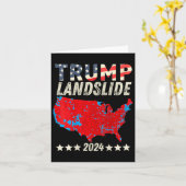 Trump Landslide 2024 Wahlplan Trump Gewinner (o Karte (Gelbe Blume)