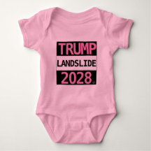 TRUMP LANDSLIDE 2028 für BABY! Baby Bodysuit
