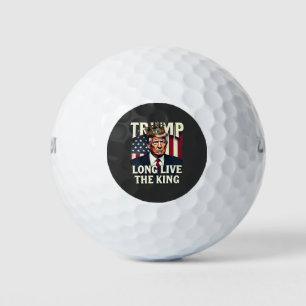 Trump Lang lebe der König Pro Trump Patriotisch Golfball