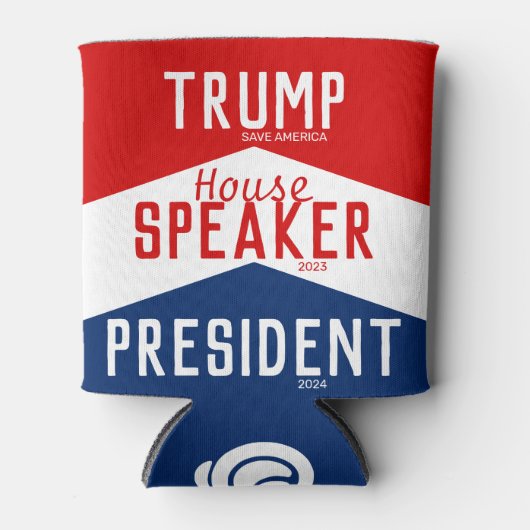 TRUMP Lautsprecher des Hauses 2023 Präsident 2024 Dosenkühler (Vorderseite)