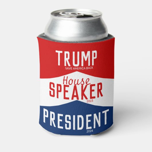 TRUMP Lautsprecher des Hauses 2023 Präsident 2024 Dosenkühler (Kanne Rückseite)