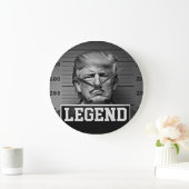Trump Legend Große Wanduhr (Zuhause)
