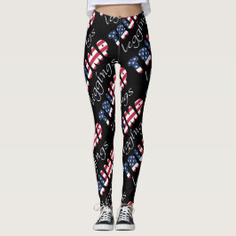 Trump Leggings Attention Patriotic any Color
