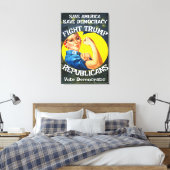 Trump Leinwanddruck (Insitu (Schlafzimmer))