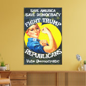 Trump Leinwanddruck (Insitu (Wohnzimmer))