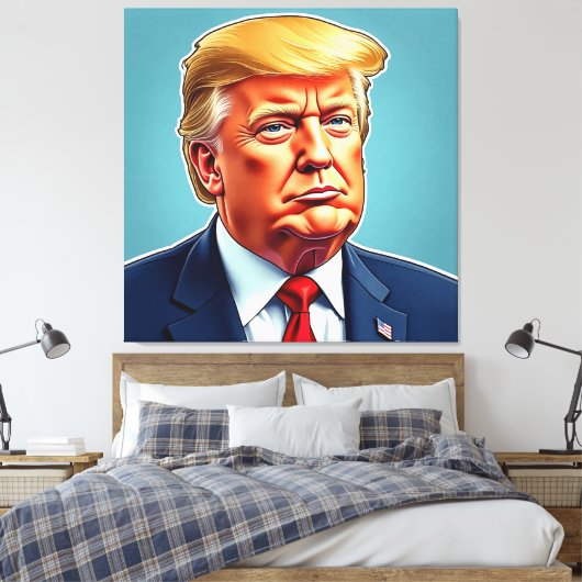 Trump Leinwanddruck (Insitu (Schlafzimmer))