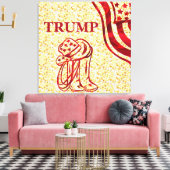 TRUMP LEINWANDDRUCK (Insitu (Wohnzimmer))
