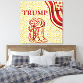 TRUMP LEINWANDDRUCK (Insitu (Schlafzimmer))