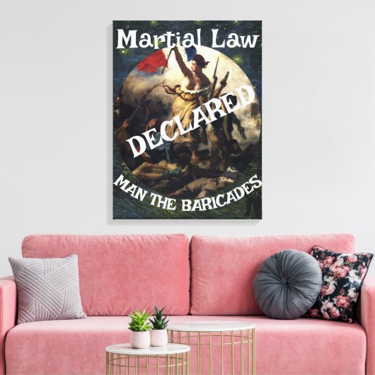 Trump Leinwanddruck (Insitu (Wohnzimmer))