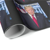 TRUMP LET'S GO BRANDON CHRISTMAS WRAPPING PAPIER GESCHENKPAPIER (Rolleneckpunkt)