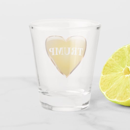 TRUMP LIEBE SHOT GLAS (Rückseite)