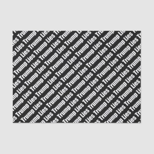 Trump Lies Seidenpapier (Vorderseite)