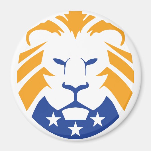 TRUMP-Lion-Logo Magnet (Vorne)