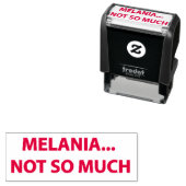 Trump "Lives Here" Briefmarke Retort - Melania Ver Permastempel (Beispiel)